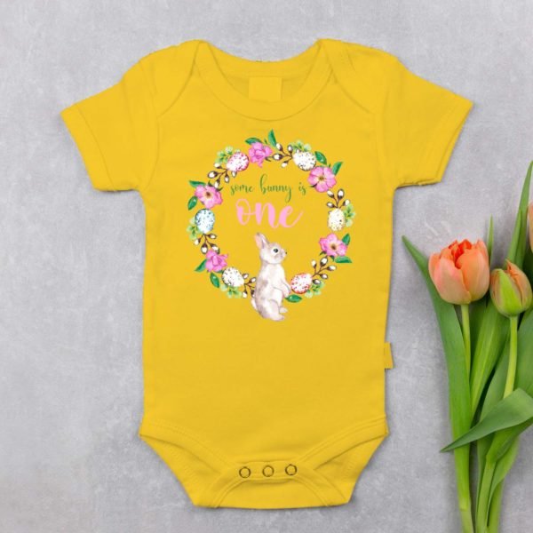 Alternative view of Personalized First Birthday Baby Rompers/T-Shirts