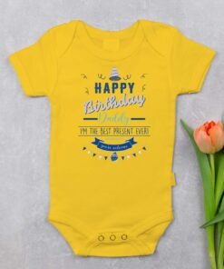 Personalized Happy Birthday Daddy Rompers