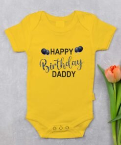Personalized Happy Birthday Daddy Rompers