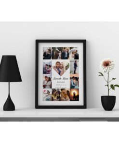Couples, Couples Heart Collage Frames - Anniversary Gifts for Him & Her - Personalised Home Decor