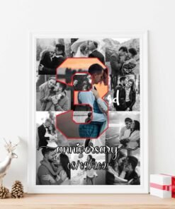 Alternative view of Couples, Couples Anniversary Collage Frames - Anniversary Gifts for Him & Her - Personalised Home Decor