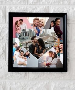 Couples, Couples Heart Collage Frames - Anniversary Gifts for Him & Her - Personalised Home Decor