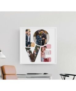 Couples, Couples Heart Collage Frames - Anniversary Gifts for Him & Her - Personalised Home Decor