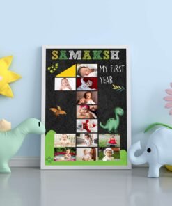 Alternative view of Personalized Baby First Year Photo Collage Wall Frames