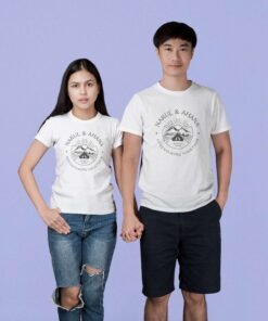 Personalised Couple T-Shirts for Pre-Wedding Photoshoots & Anniversary