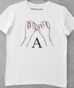 Alternative view of Personalised Couple T-Shirts for Pre-Wedding Photoshoots & Anniversary
