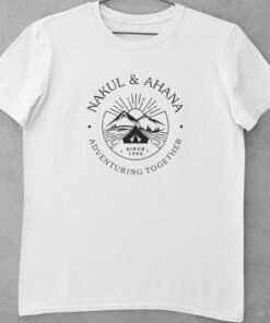 Alternative view of Personalised Couple T-Shirts for Pre-Wedding Photoshoots & Anniversary