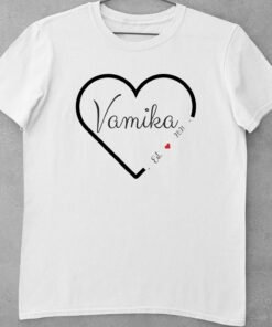 Alternative view of Personalised Couple T-Shirts for Pre-Wedding Photoshoots & Anniversary