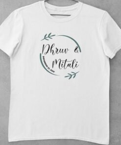 Alternative view of Personalised Couple T-Shirts for Pre-Wedding Photoshoots & Anniversary