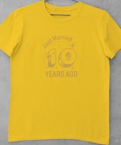 Alternative view of Personalised Couple T-Shirts for Pre-Wedding Photoshoots & Anniversary