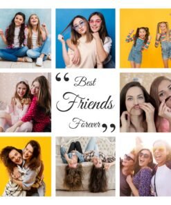 Best Friends Forever - Best Friends Gifts - Personalised Wall Frames - Personalised Home Decor