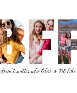 Best Friends Forever - Best Friends Gifts - Personalised Wall Frames - Personalised Home Decor