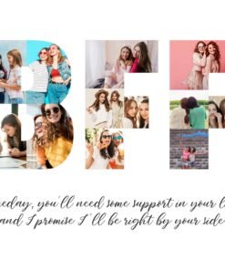 Best Friends Forever - Best Friends Gifts - Personalised Wall Frames - Personalised Home Decor