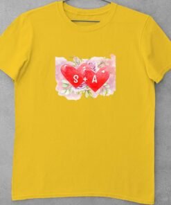 Alternative view of Personalised Couple T-Shirts for Pre-Wedding Photoshoots & Anniversary