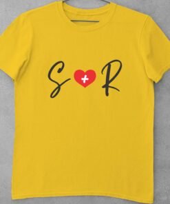 Alternative view of Personalised Couple T-Shirts for Pre-Wedding Photoshoots & Anniversary