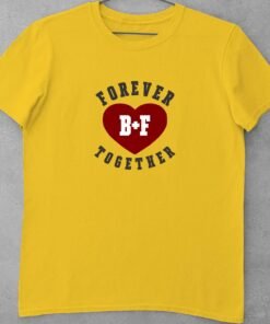 Alternative view of Personalised Couple T-Shirts for Pre-Wedding Photoshoots & Anniversary
