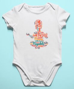 Personalized Word Art Baby Rompers/T-Shirts