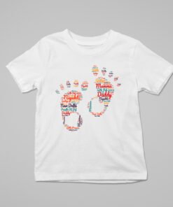 Kids Custom Name Word Art T-Shirts