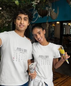 Personalised Couple T-Shirts for Pre-Wedding Photoshoots & Anniversary