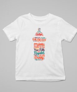 Kids Custom Name Word Art T-Shirts