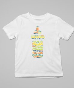 Kids Custom Name Word Art T-Shirts