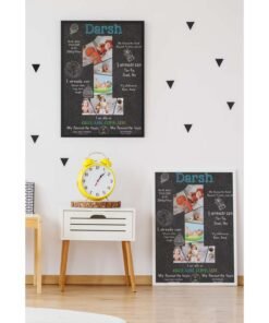 Alternative view of Personalized Baby First Year Photo Collage Wall Frames - First Year Birthday Gifts for Baby Boy or Baby Girl