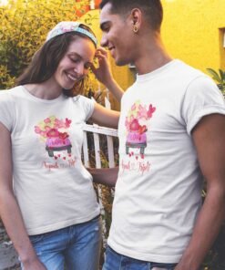 Personalised Couple T-Shirts for Pre-Wedding Photoshoots & Anniversary