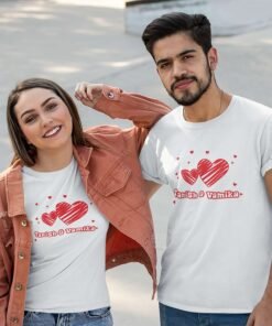 Personalised Couple T-Shirts for Pre-Wedding Photoshoots & Anniversary