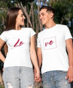 Personalised Couple T-Shirts for Pre-Wedding Photoshoots & Anniversary