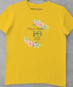 Alternative view of Personalised Couple T-Shirts for Pre-Wedding Photoshoots & Anniversary