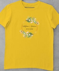 Alternative view of Personalised Couple T Shirts for Pre-Wedding Photoshoots & Anniversary