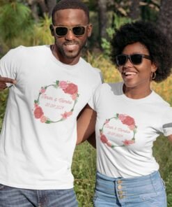 Personalised Couple T-Shirts for Pre-Wedding Photoshoots & Anniversary