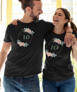 Personalised Couple T-Shirts for Pre-Wedding Photoshoots & Anniversary