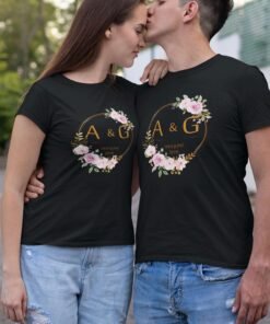 Personalised Couple T-Shirts for Pre-Wedding Photoshoots & Anniversary