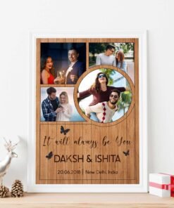 Couples, Couples Anniversary Collage Frames - Anniversary Gifts for Him & Her - Personalised Home Decor