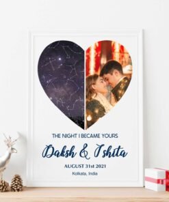 Alternative view of Couples, Couples Anniversary Collage Frames - Anniversary Gifts for Him & Her - Personalised Home Decor