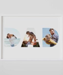 PERSONALIZED DAD PHOTO COLLAGE WALL FRAMES – BIRTHDAY GIFTS FOR DAD - Father's Day Gifts