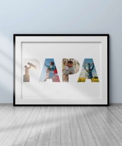 PERSONALIZED DAD PHOTO COLLAGE WALL FRAMES – BIRTHDAY GIFTS FOR DAD - Father's Day Gifts