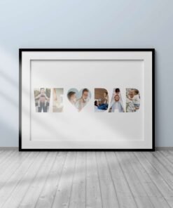 PERSONALIZED DAD PHOTO COLLAGE WALL FRAMES – BIRTHDAY GIFTS FOR DAD - Father's Day Gifts