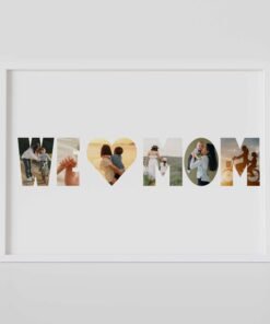 Alternative view of PERSONALIZED MOM PHOTO COLLAGE WALL FRAMES – MOTHERS DAY GIFTS FOR MOM