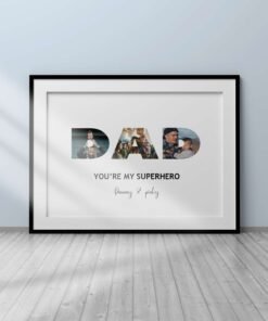 Alternative view of PERSONALIZED DAD PHOTO COLLAGE WALL FRAMES – BIRTHDAY GIFTS FOR DAD - Father's Day Gifts