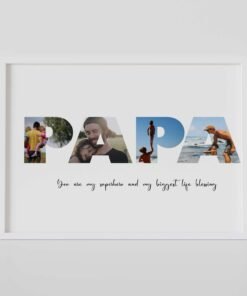 Alternative view of PERSONALIZED DAD PHOTO COLLAGE WALL FRAMES – BIRTHDAY GIFTS FOR DAD - Father's Day Gifts