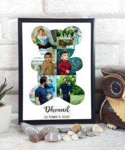 Alternative view of PERSONALIZED KIDS PHOTO COLLAGE WALL FRAMES – BIRTHDAY GIFTS FOR BOYS OR GIRLS