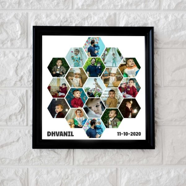 PERSONALIZED KIDS PHOTO COLLAGE WALL FRAMES – BIRTHDAY GIFTS FOR BOYS OR GIRLS