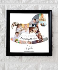 PERSONALIZED KIDS PHOTO COLLAGE WALL FRAMES – BIRTHDAY GIFTS FOR BOYS OR GIRLS