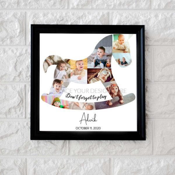 PERSONALIZED KIDS PHOTO COLLAGE WALL FRAMES – BIRTHDAY GIFTS FOR BOYS OR GIRLS