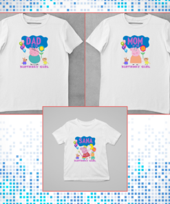 Personalized Family Birthday T-Shirts