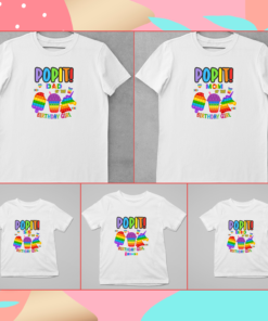 Alternative view of Kids Birthday Family T-Shirts - Pop It Theme