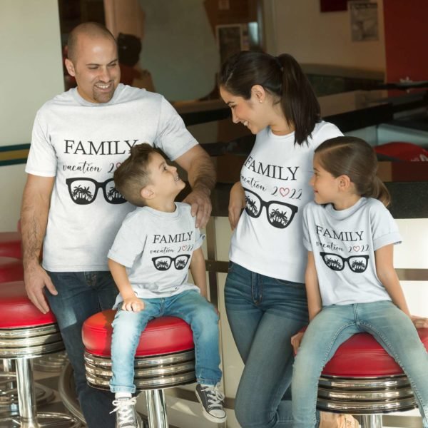 Alternative view of Personalised Family Matching Group Vacation T-Shirts