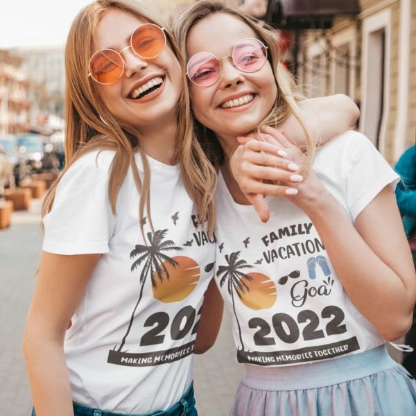 Personalised Family Matching Group Vacation T-Shirts